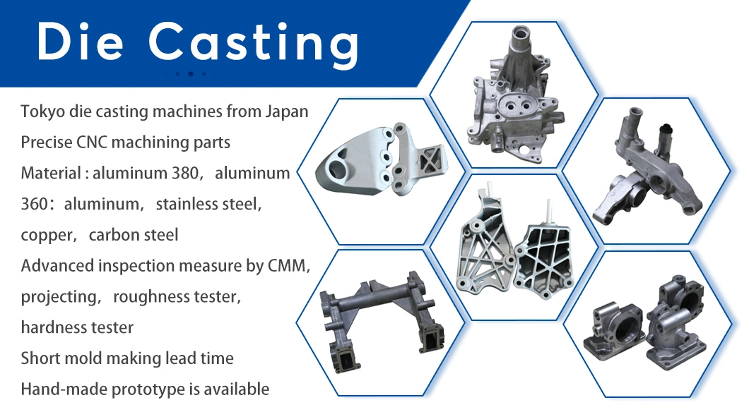 professional OEM Service Industrial High Magnesium Stainless Cast Iron Ss Brass Alloy Aluminum Pressure Die Casting