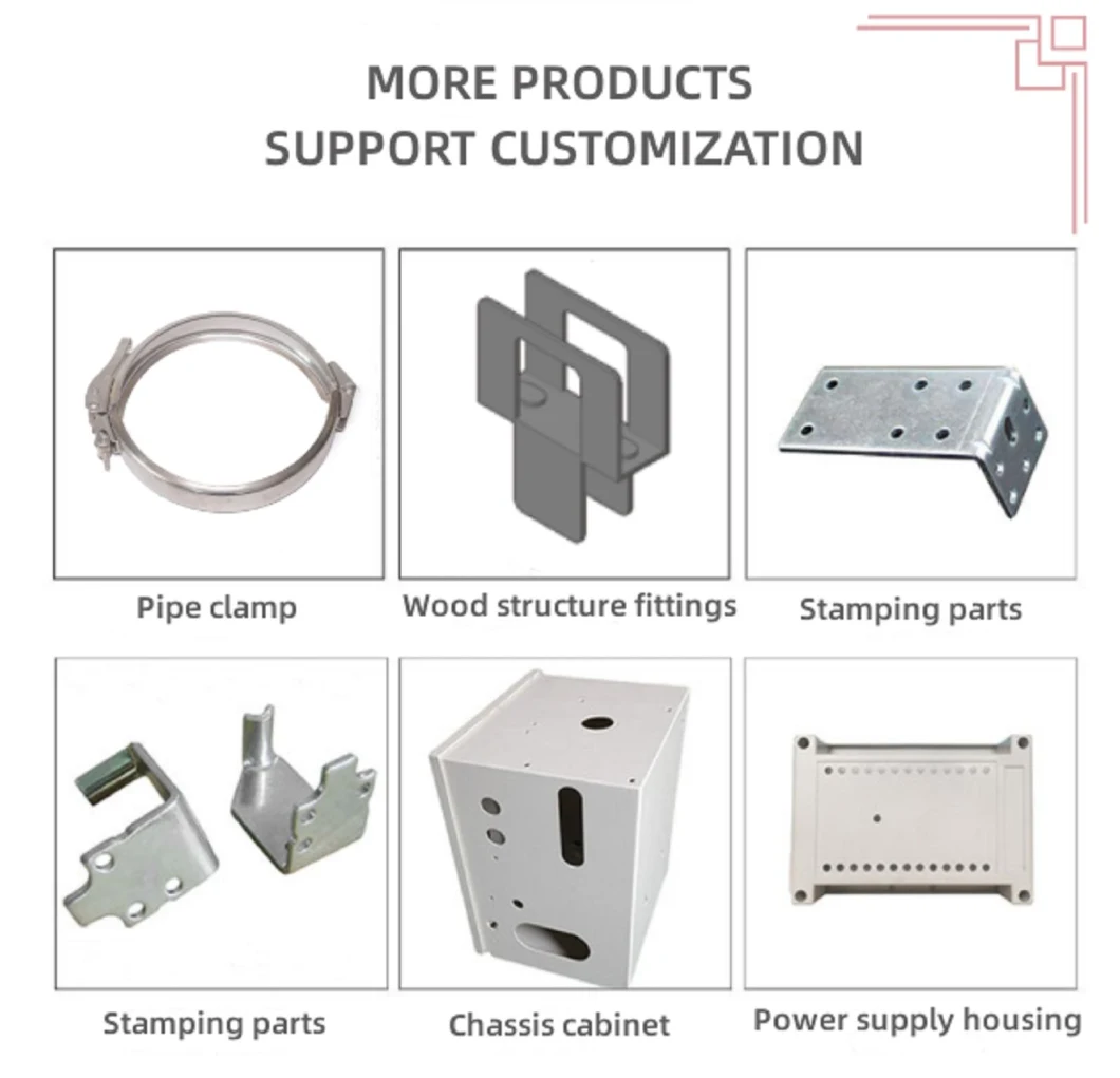 Custom Sheet Metal Fabrication Metal Aluminium Stainless Steel Laser Cutting Parts Bending Welding Service