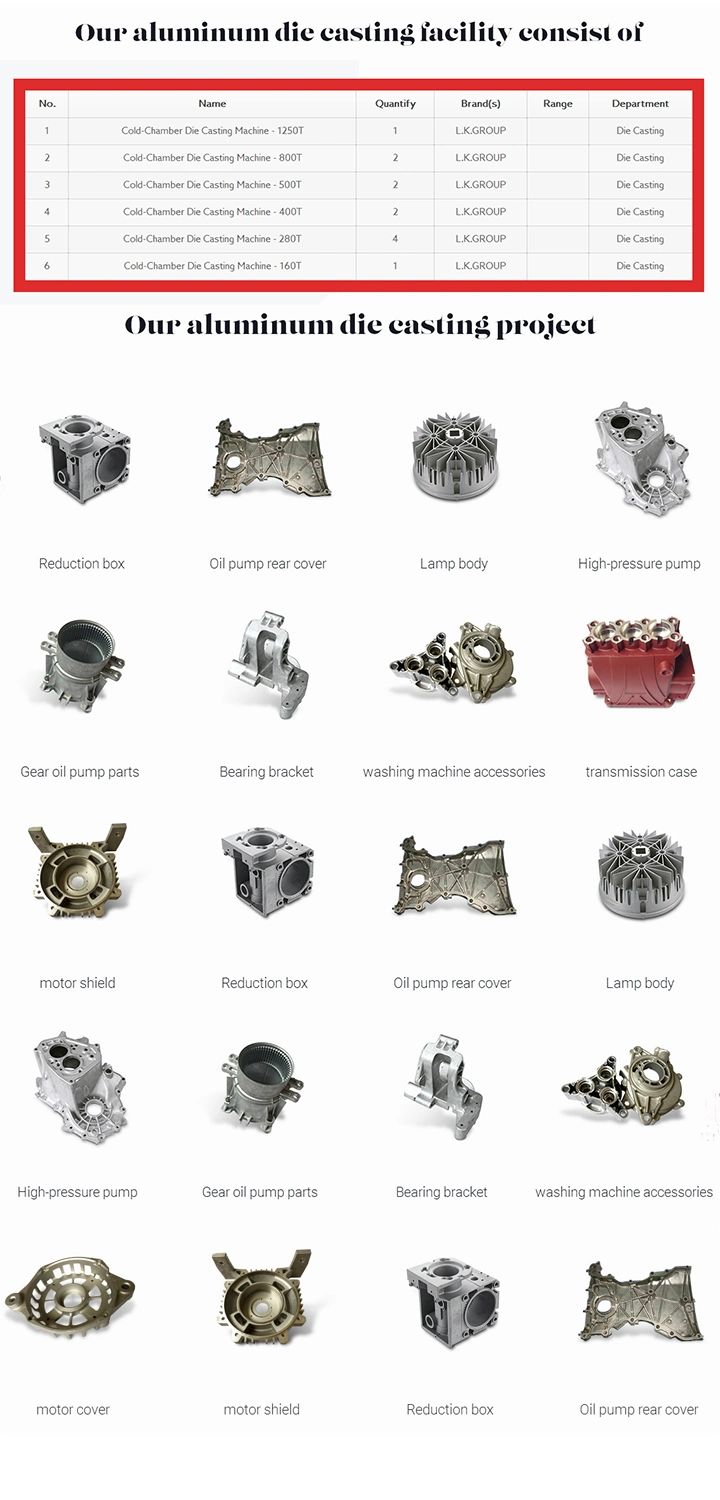 OEM Factory Aluminum Die Casting Services