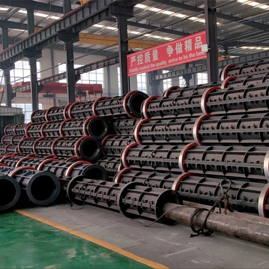 Haiyu Overseas Project Macchina per la produzione di pali di cemento elettrici per impianti di produzione di stampi