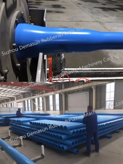 Processo di produzione di tubi in PVC orientato alla classe 450, linea di estrusione di PVC-O, macchina per plastica, macchina per estrusione di tubi in PVC-O, macchina per tubi Opvc